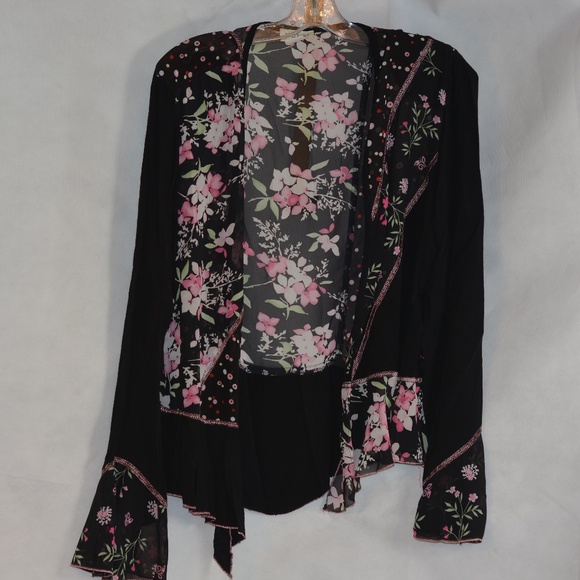 Bellessa 2 pc Floral Skirt/Jacket SZ L - Picture 10 of 16